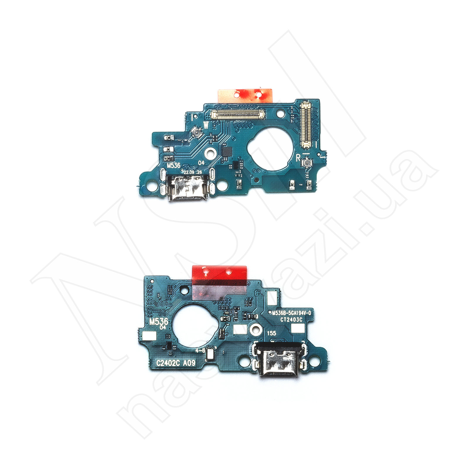 Нижняя плата SAMSUNG M536 Galaxy M53 (5G) (2022) с микрофоном и системным разъемом