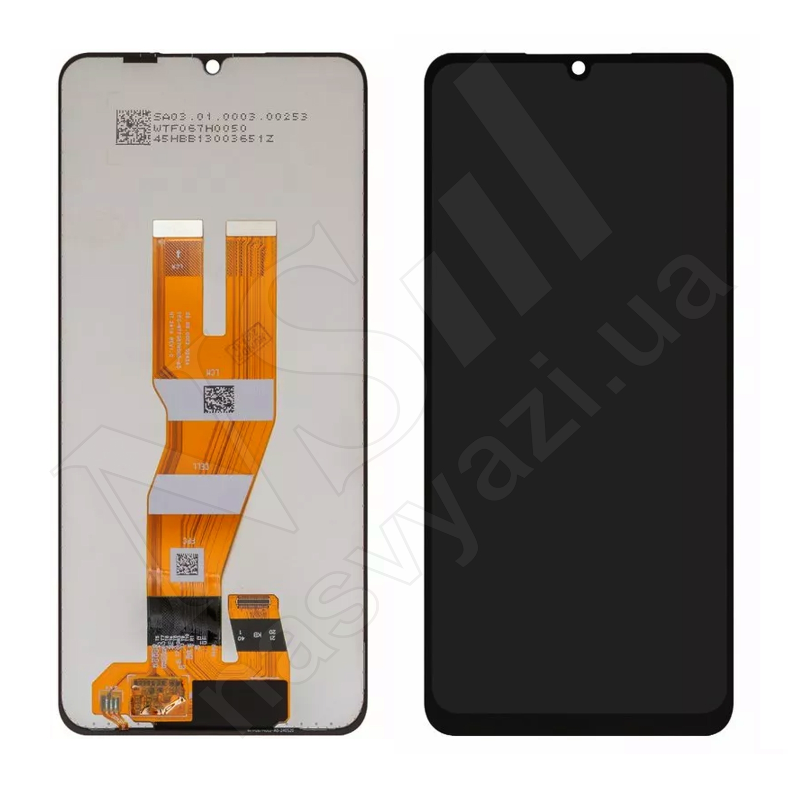 Дисплей SAMSUNG M055 Galaxy M05 (2024) с черным тачскрином