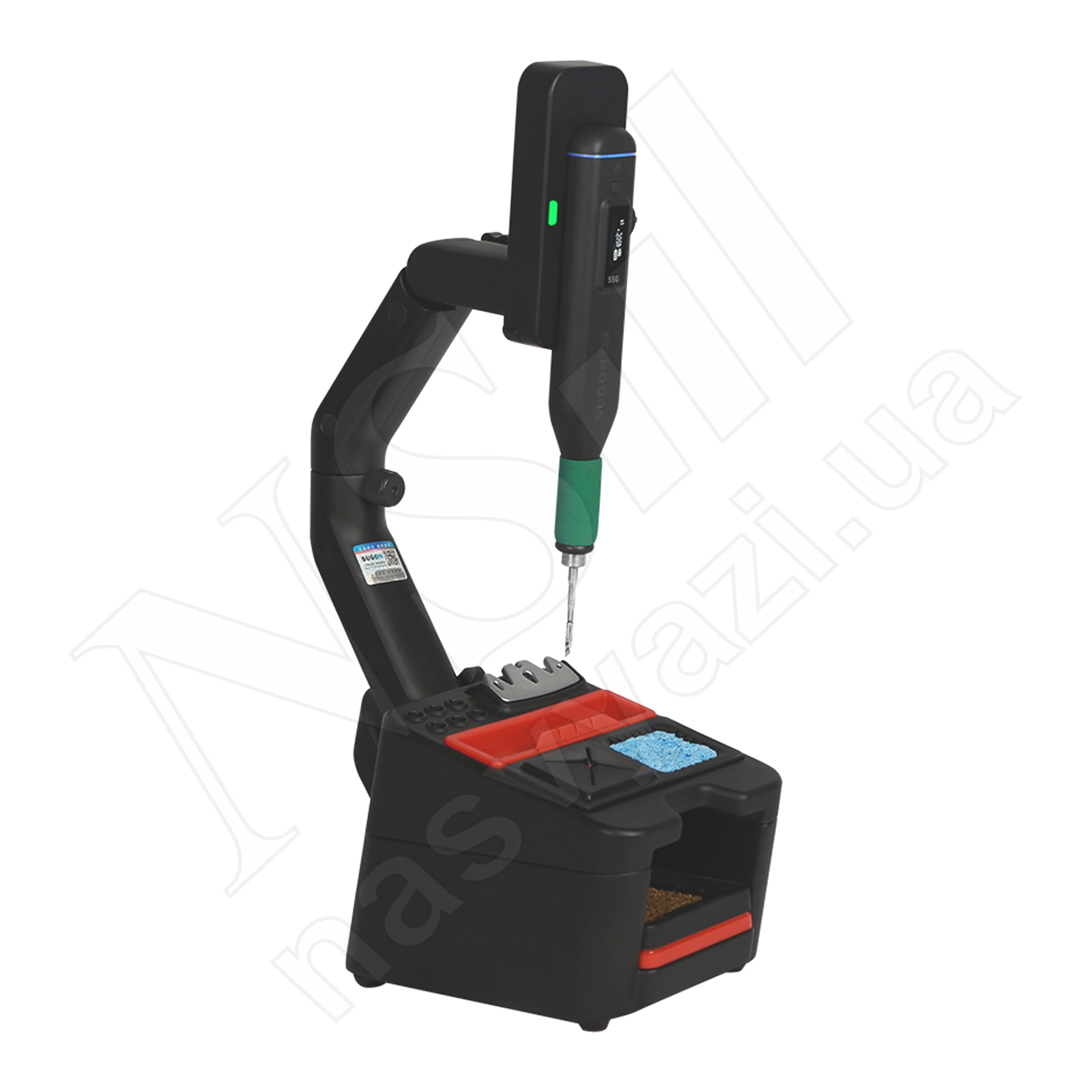 Паяльная станция SUGON 55G 15W ( (паяльник стандарта JBC 210, 100-500°C) аккумуляторная (250 mAh)