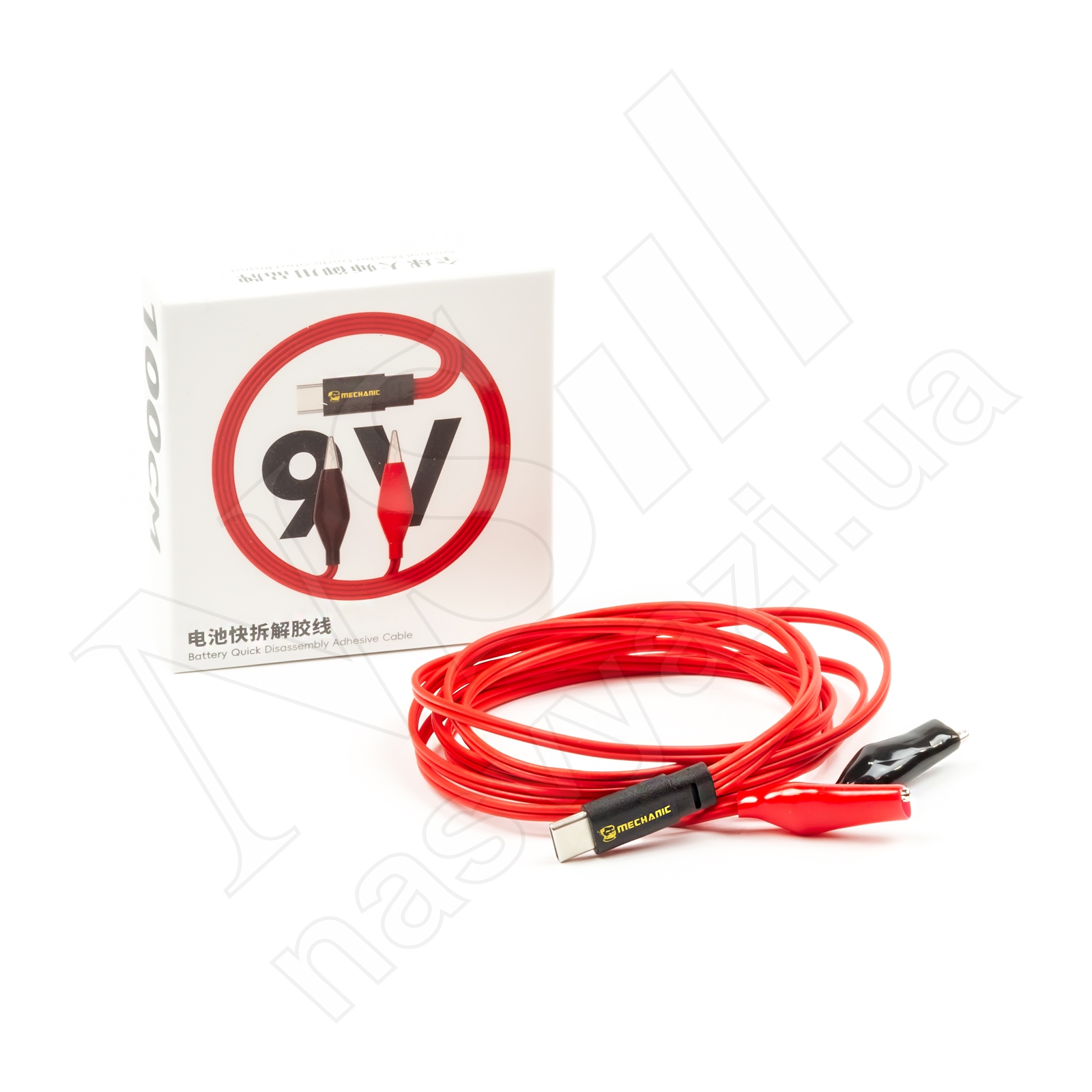 Кабель MECHANIC для демонтажа аккумулятора iPhone 16 Plus (тестовый коннектор "крокодил"-Type-C)