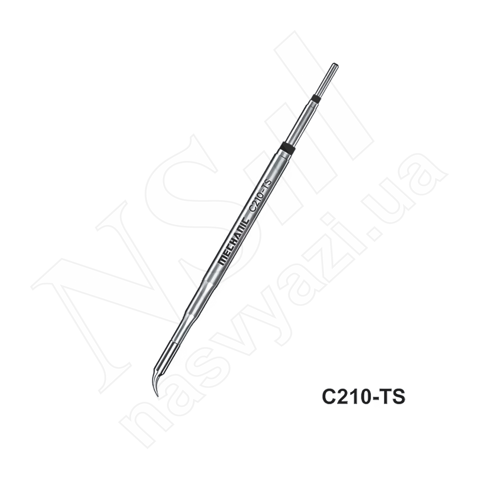 Жало паяльника MECHANIC C210-TS (изогнутое)