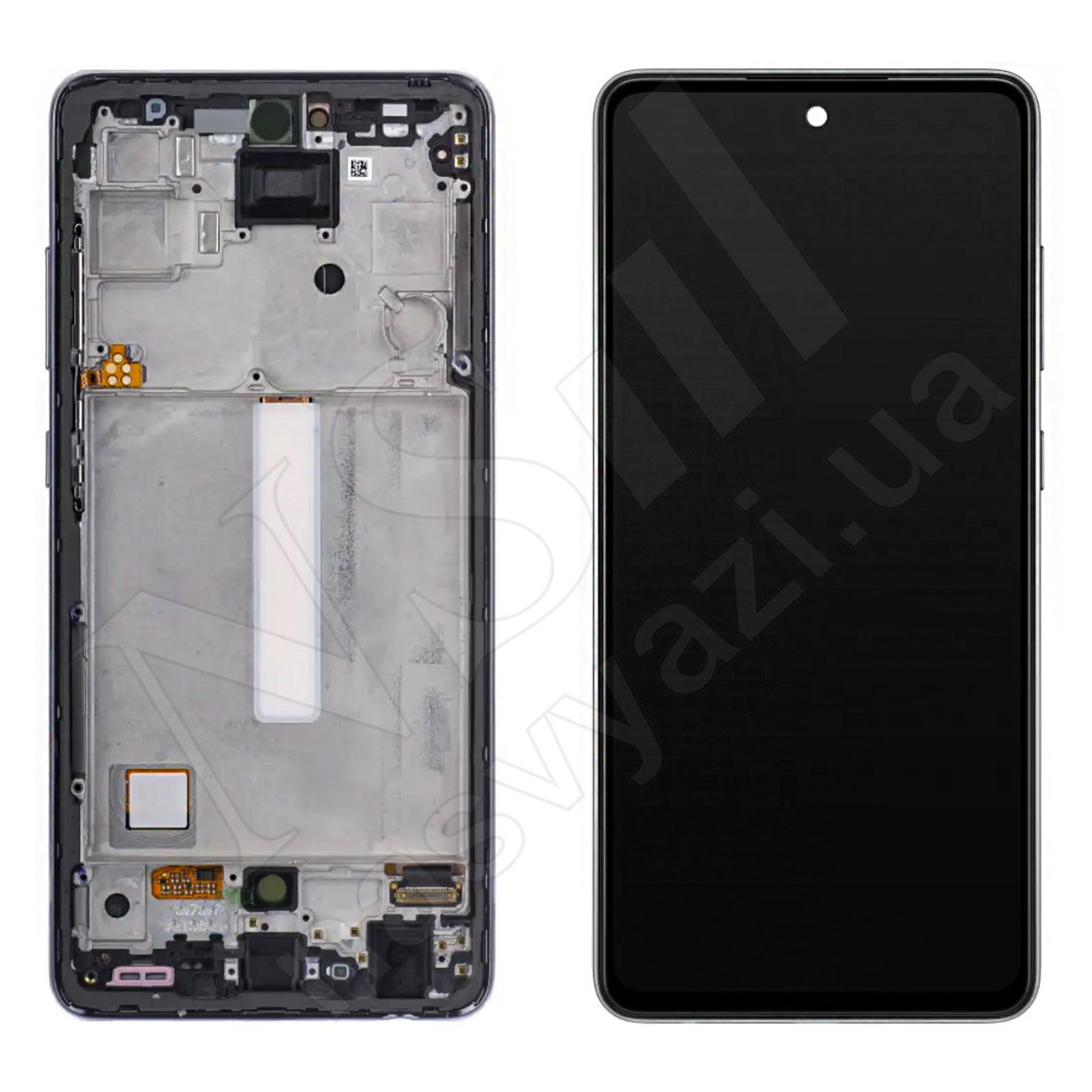 Дисплей SAMSUNG A525 Galaxy A52 (4G) (2020) (IPS) с черным тачскрином и рамкой