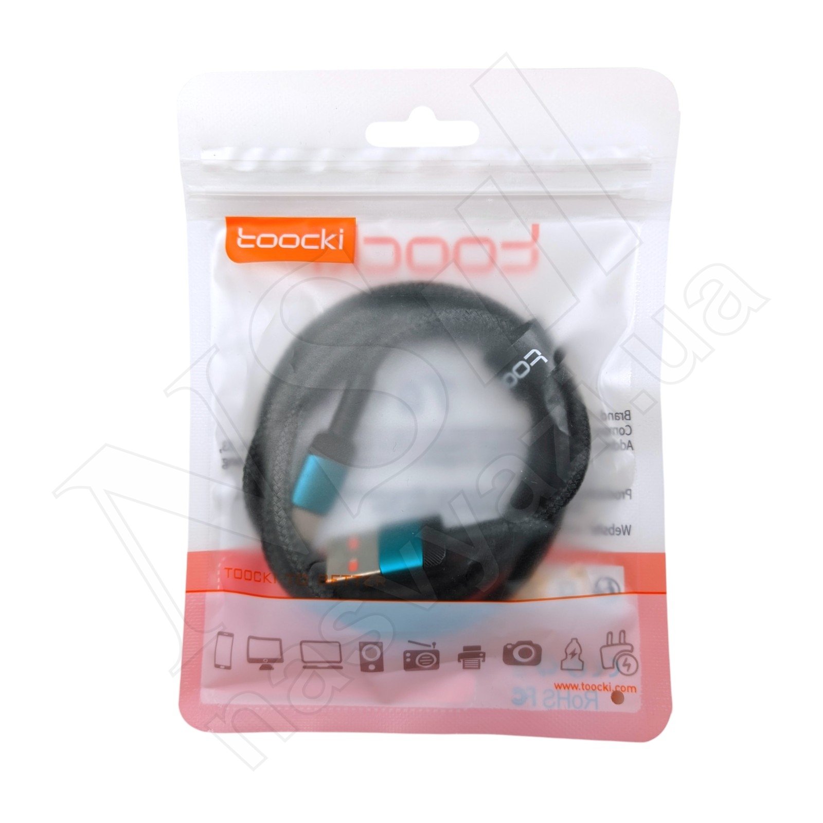 Кабель USB - Type-C TOOCKI TXCT-HY06 100W 1м зеленый