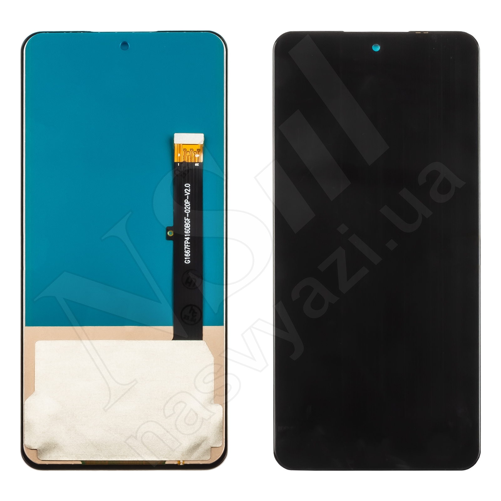 Дисплей ZTE Blade V40 Pro/V40S (IPS) (2022) с черным тачскрином 