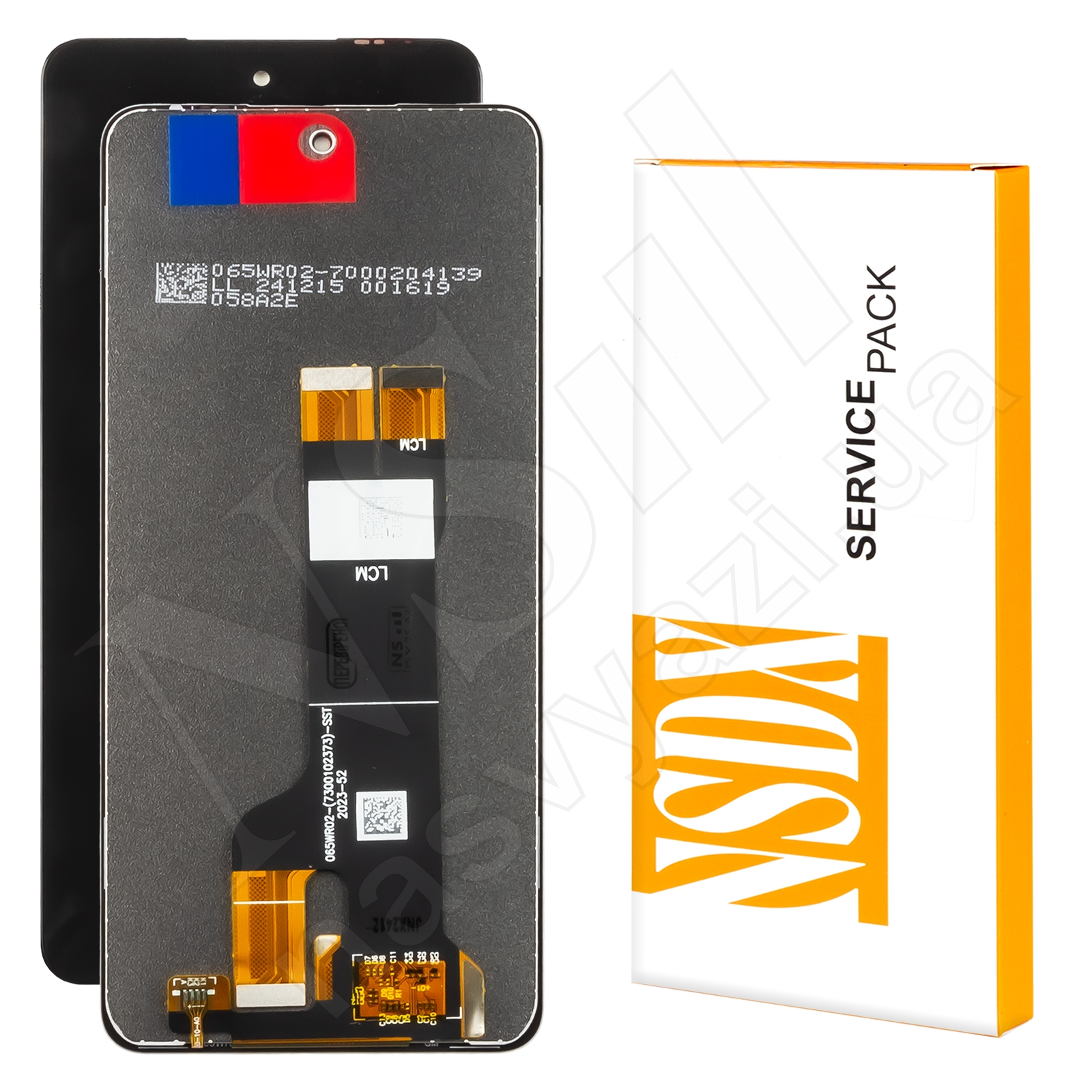 Дисплей ZTE NUBIA Focus (5G) (2024) Service Pack с черным тачскрином 