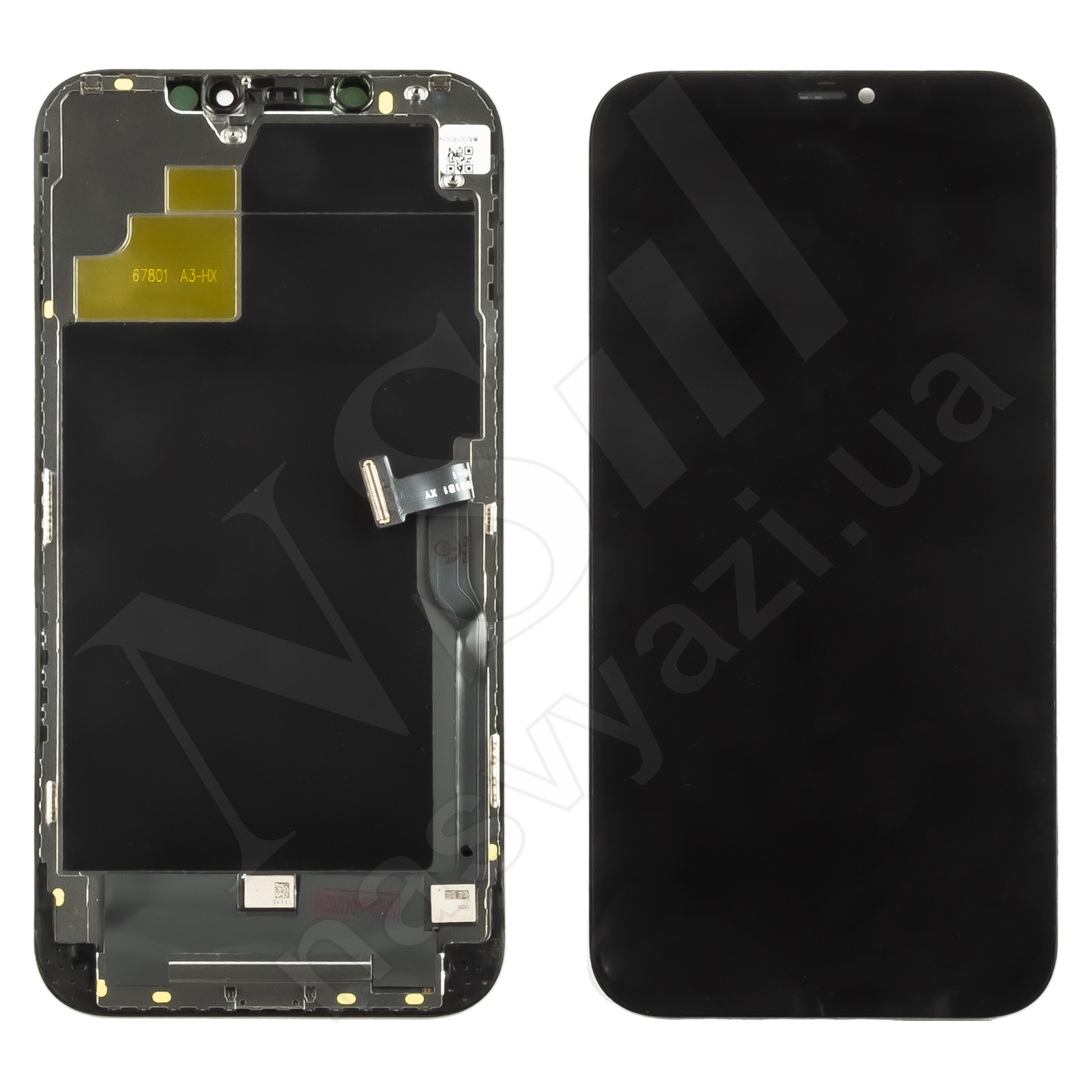 Дисплей APPLE iPhone 12 PRO Max (IPS) (IN CELL) (HD+) (QOODY) с черным тачскрином 