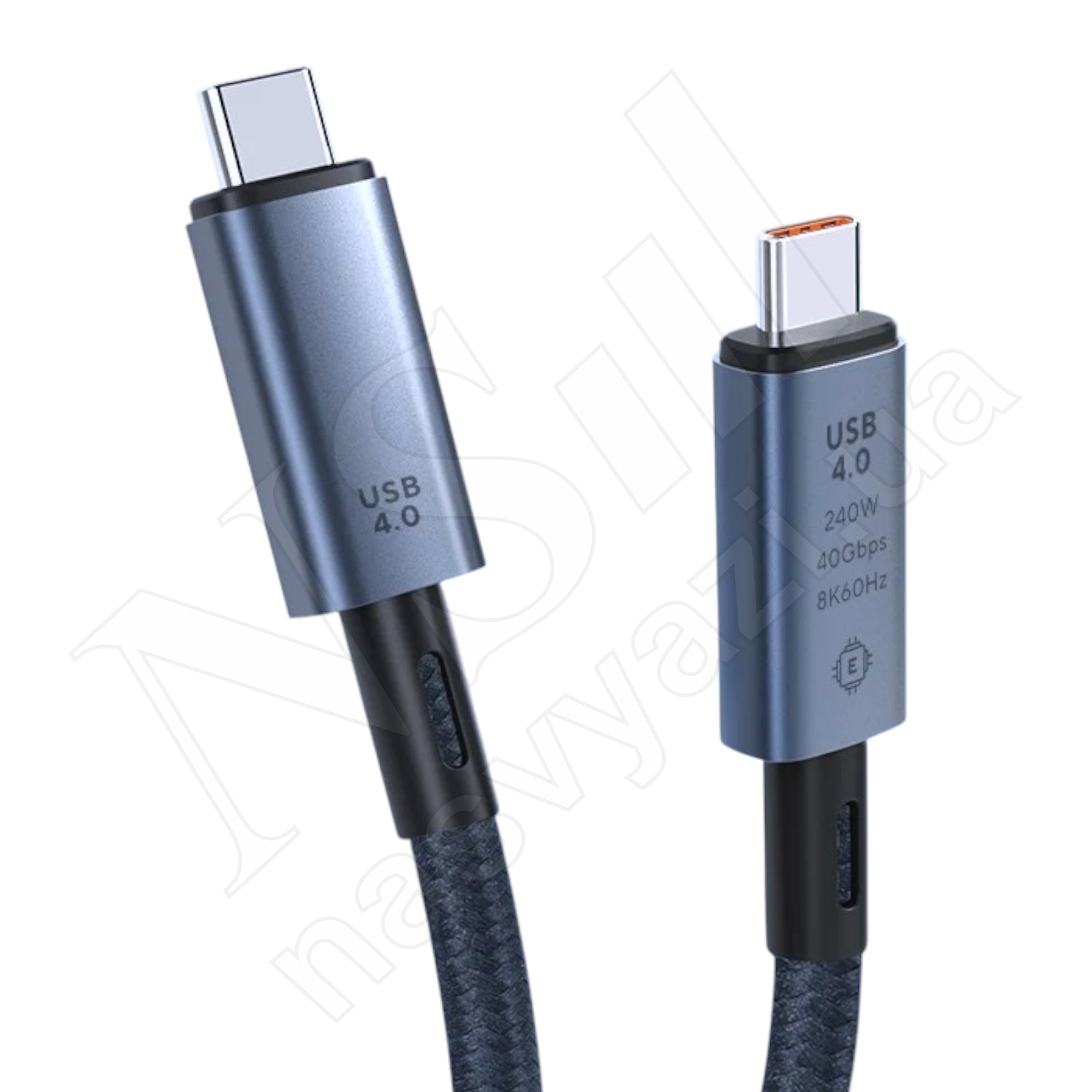 Кабель Type-C-Type-C XOKO SC-2-240W для синхронизации данных 240W, USB 4.0 1.2м 5A черный