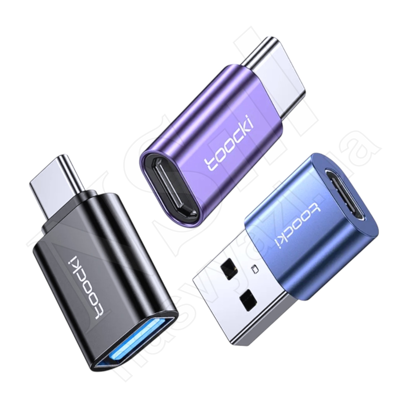 Комплект адаптеров Toocki TQ-OTG01 3шт.