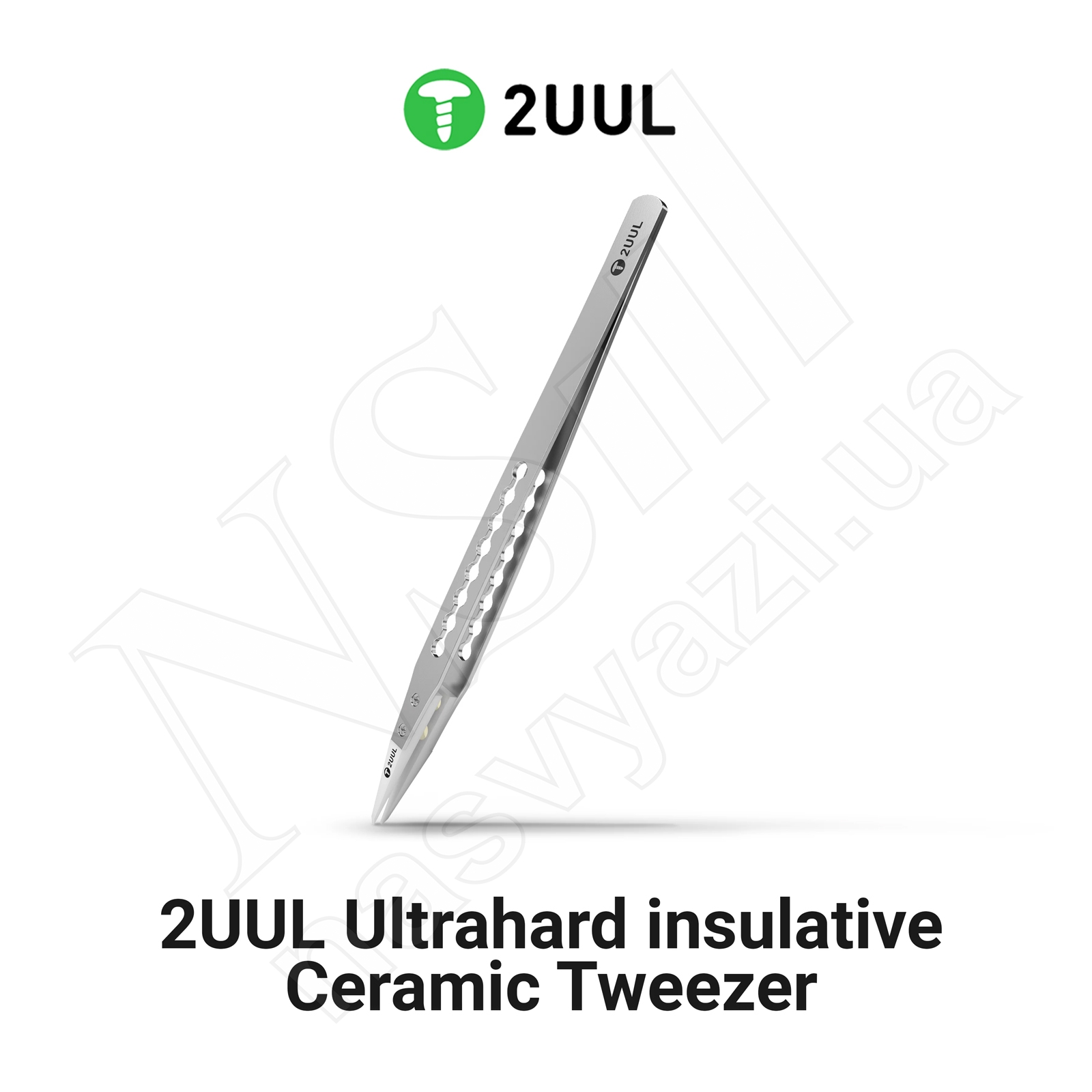 Пинцет 2UUL TW31 прямой (с керамическими наконечниками)