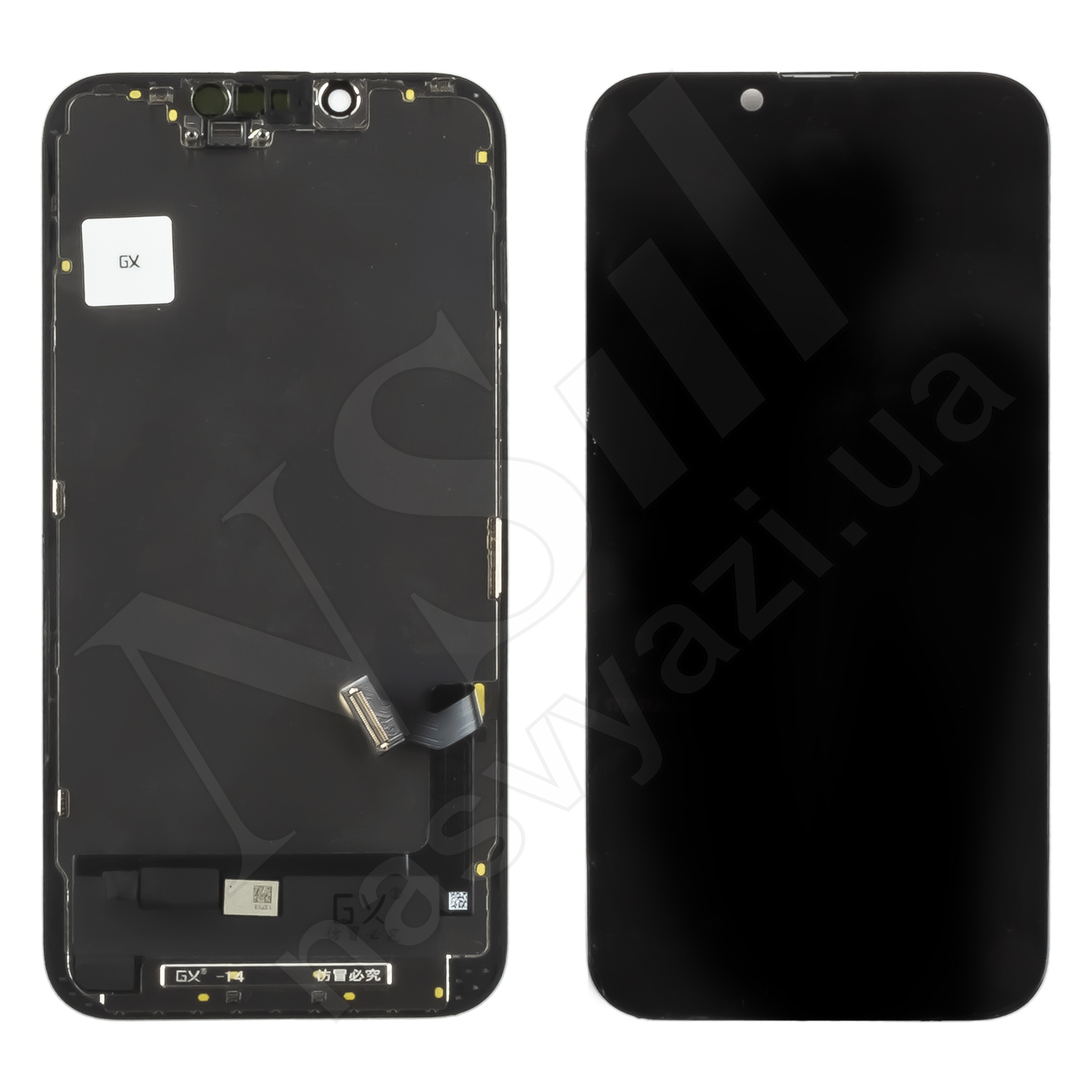 Дисплей APPLE iPhone 14 (AMOLED) (GX) с черным тачскрином 