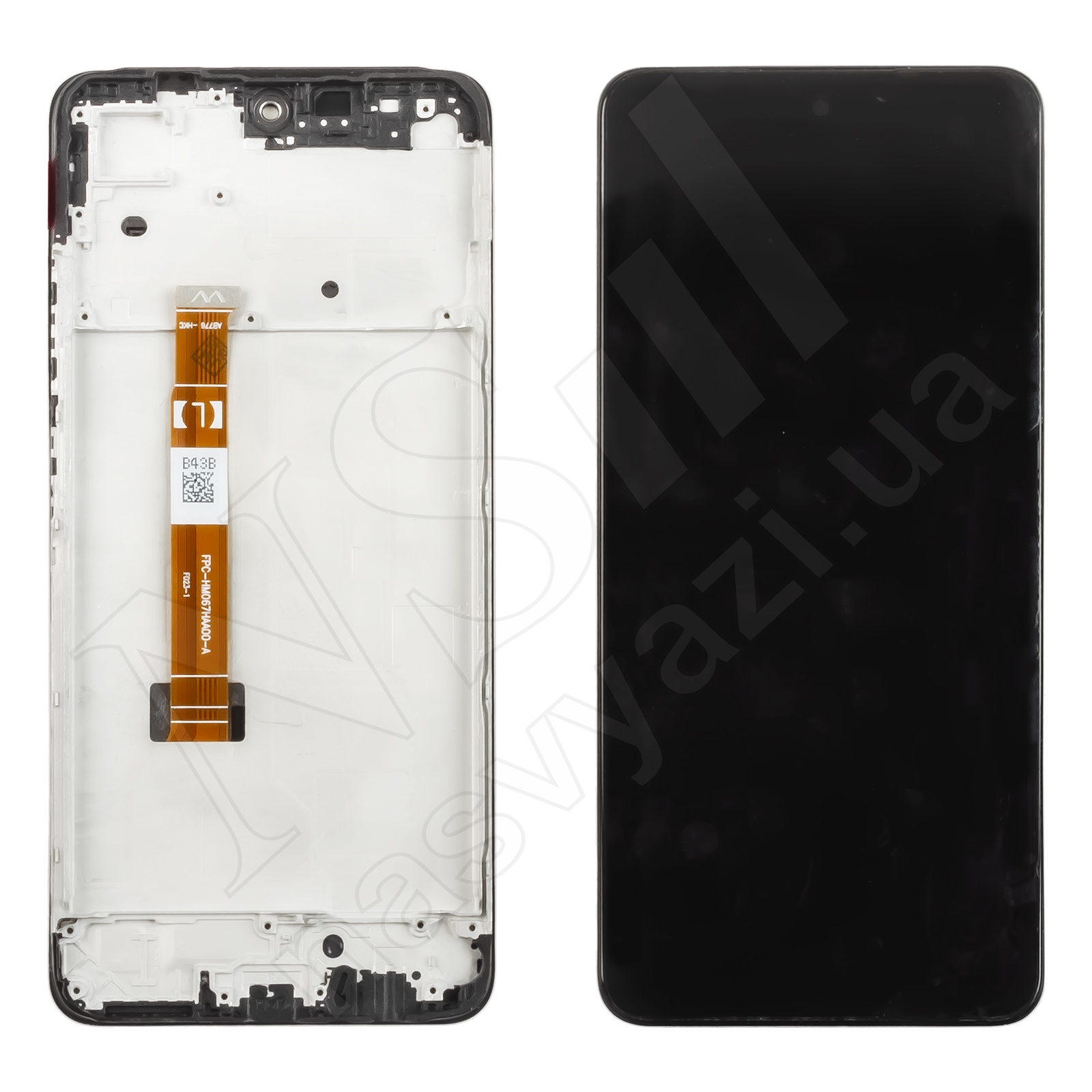 Дисплей OPPO Realme C65 (4G) (2024) c черным тачскрином и рамкой