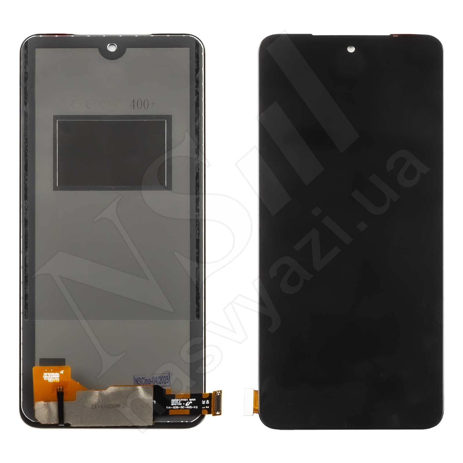 Дисплей XIAOMI Redmi Note 10 (4G)/Note 10S/Poco M5S (2021) (IPS HD+) с черным тачскрином