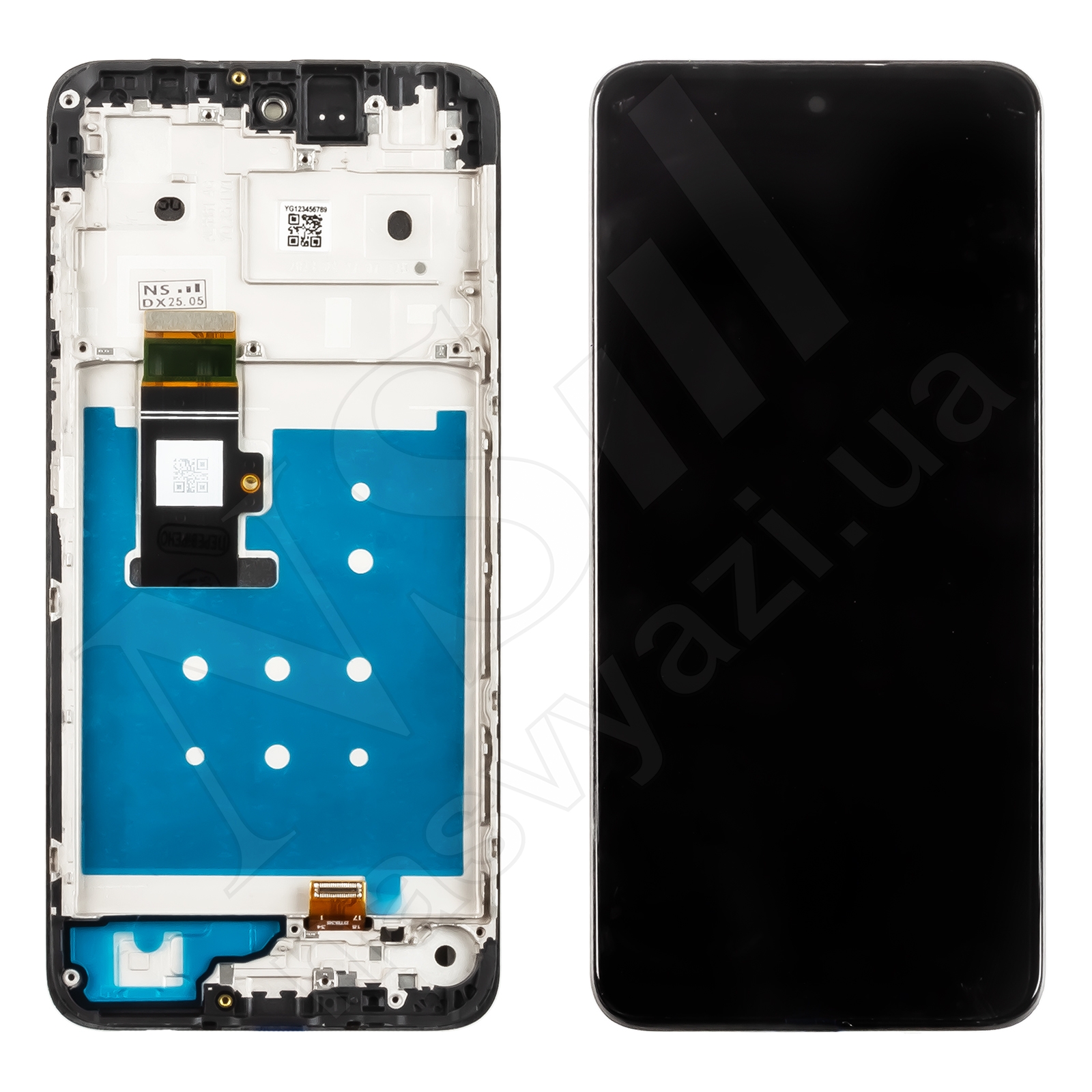 Дисплей MOTOROLA G23 (PAX20009) (2023) с черным тачскрином и рамкой