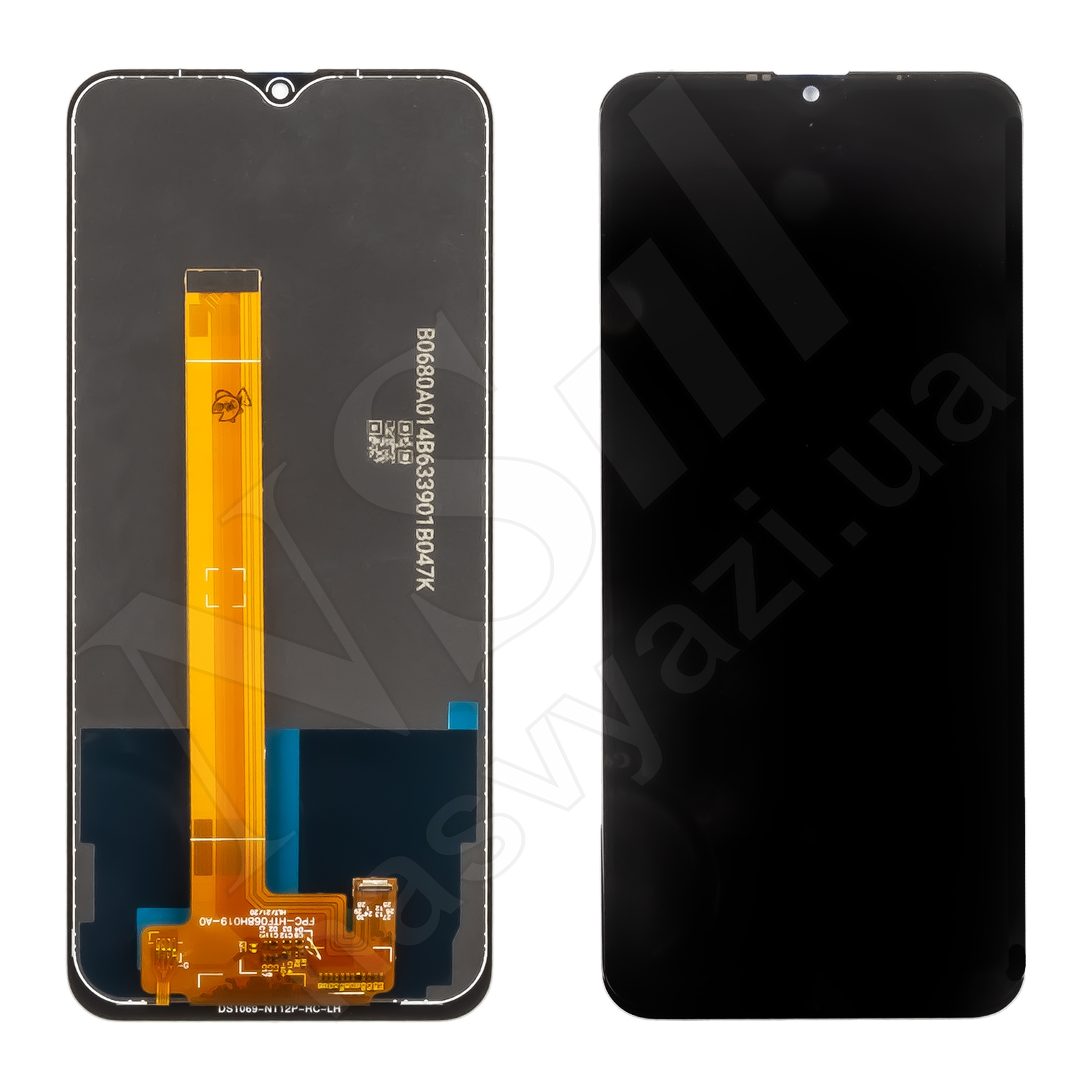 Дисплей ULEFONE Note 12/12P (2021) с черным тачскрином