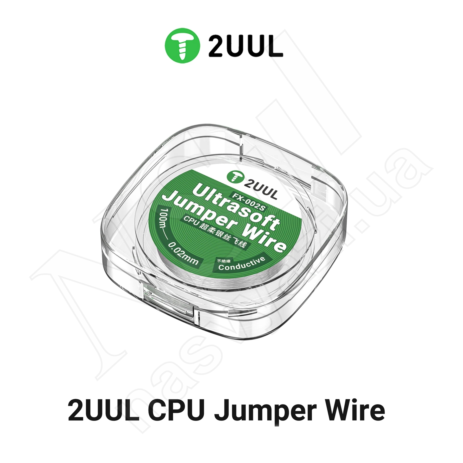 Проволока медная 2UUL FX-002S для перемычек на плате (0,02 мм* 100 м)