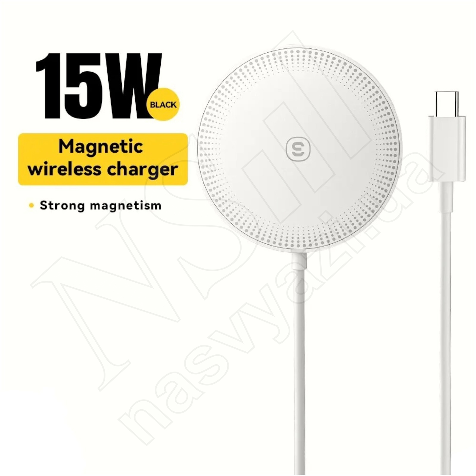 Зарядное устройство беспроводное ESSAGER EWXCX-CF02-Z 15W Type-C белое