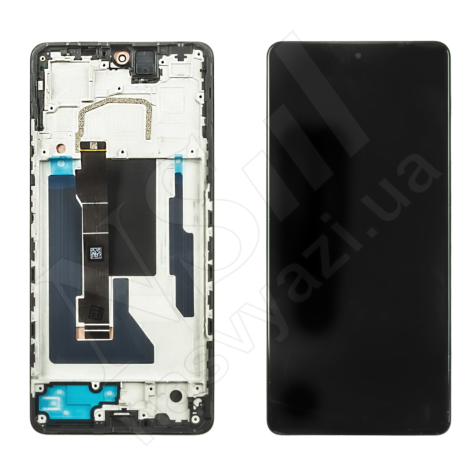 Дисплей XIAOMI Redmi Note 12 Pro (5G) (2022) (OLED) с черным тачскрином и рамкой