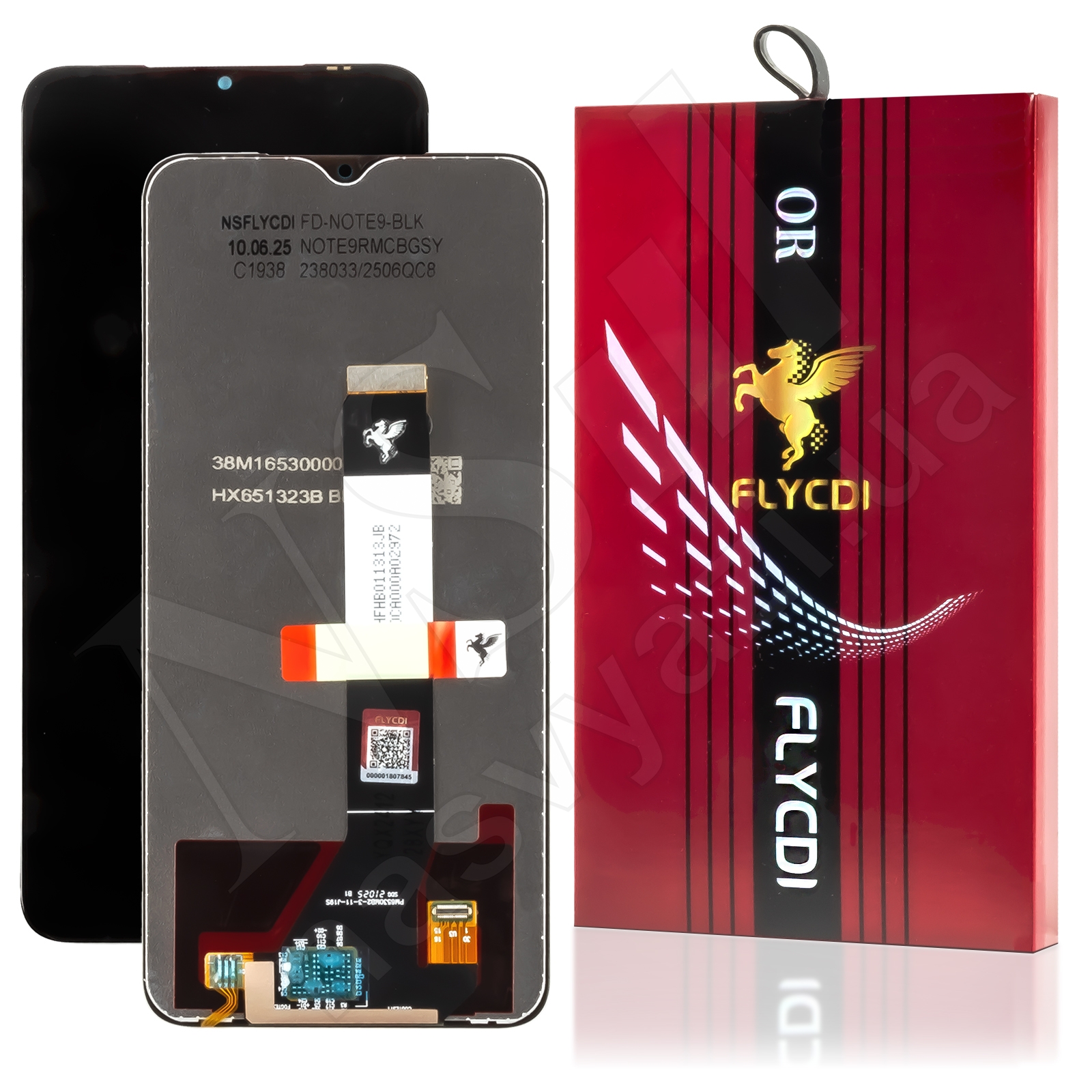 Дисплей XIAOMI Redmi 9T/Poco M3 (2020) (FHD) FLYCDI с черным тачскрином