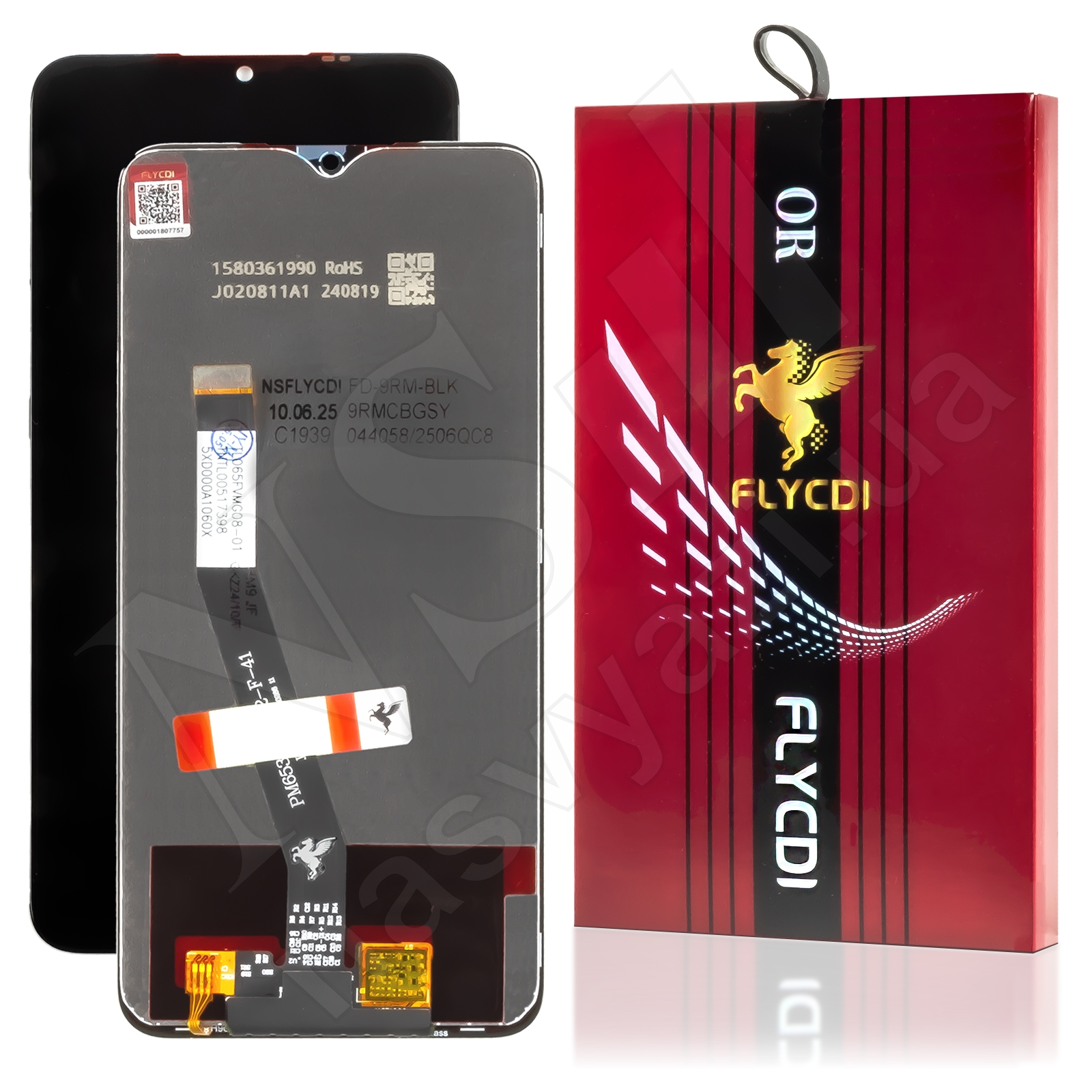 Дисплей XIAOMI Redmi 9/Redmi 9 Prime/Poco M2 (2020) (FHD) FLYCDI с черным тачскрином