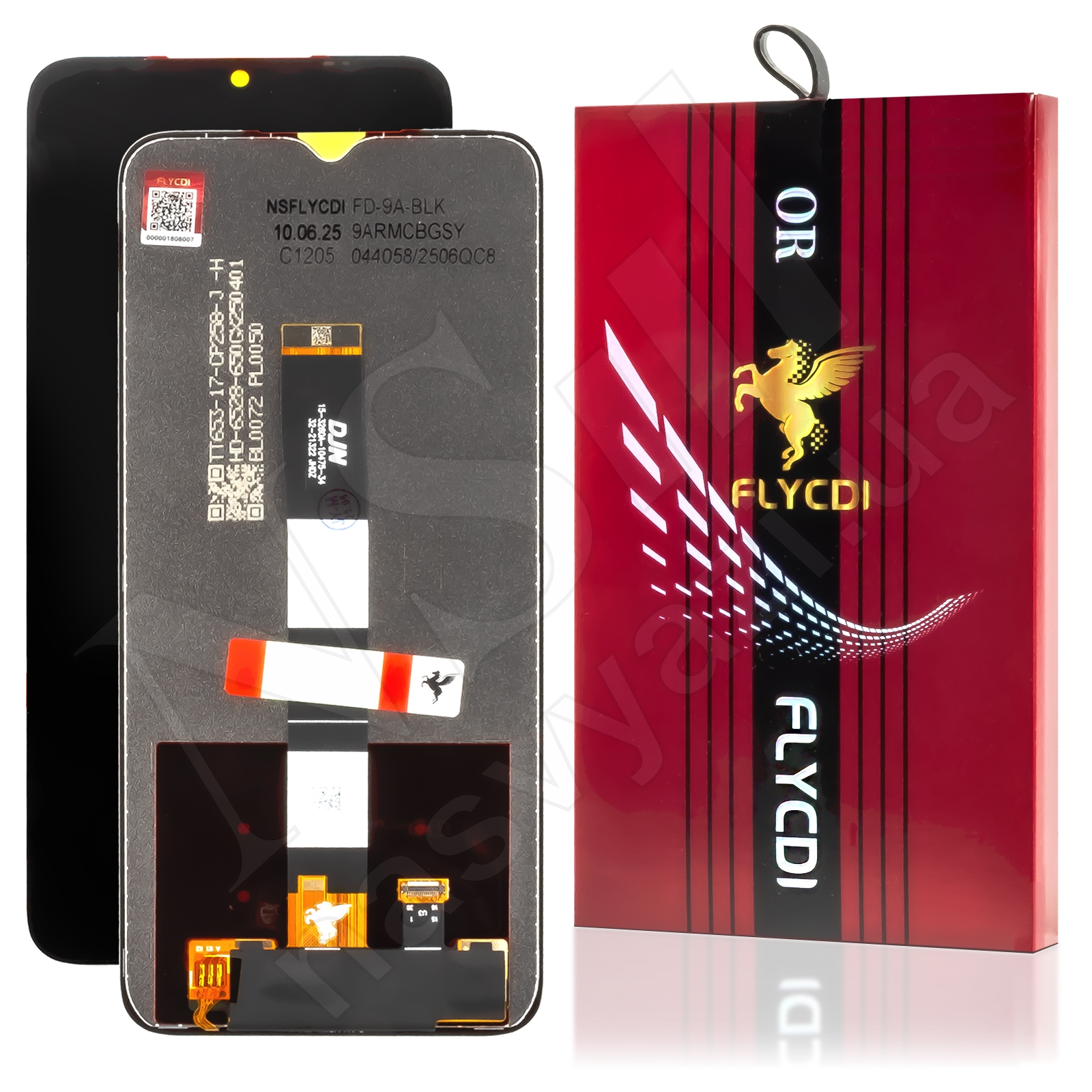 Дисплей XIAOMI Redmi 9A/Redmi 9C/Redmi 9i/Redmi 10A/Poco C3/C31 (2020) (FHD) FLYCDI с черным тачскрином