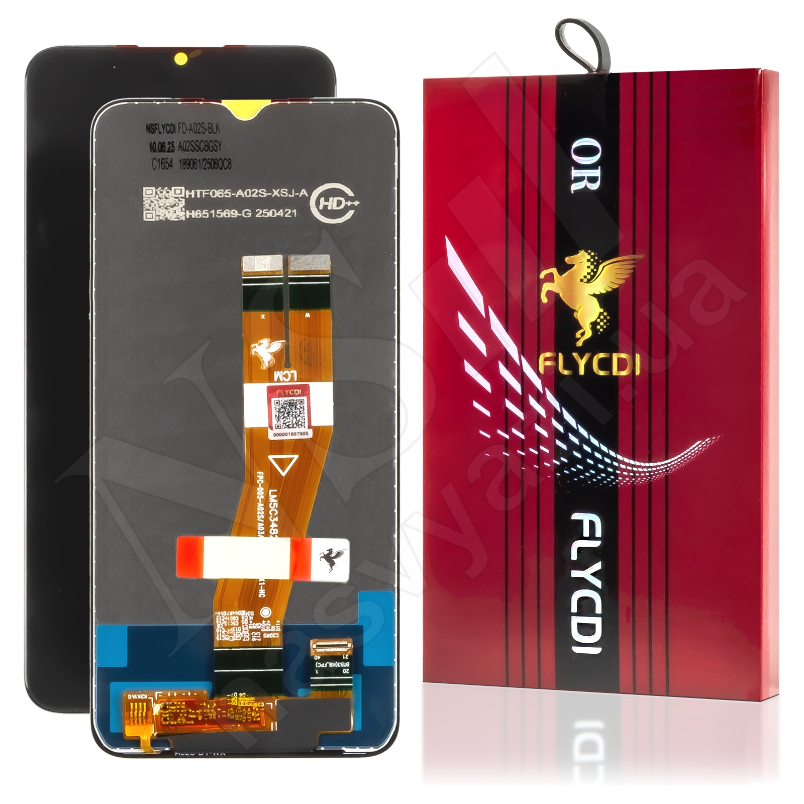 Дисплей SAMSUNG A042 Galaxy A04E (2022) (FHD) FLYCDI с черным тачскрином