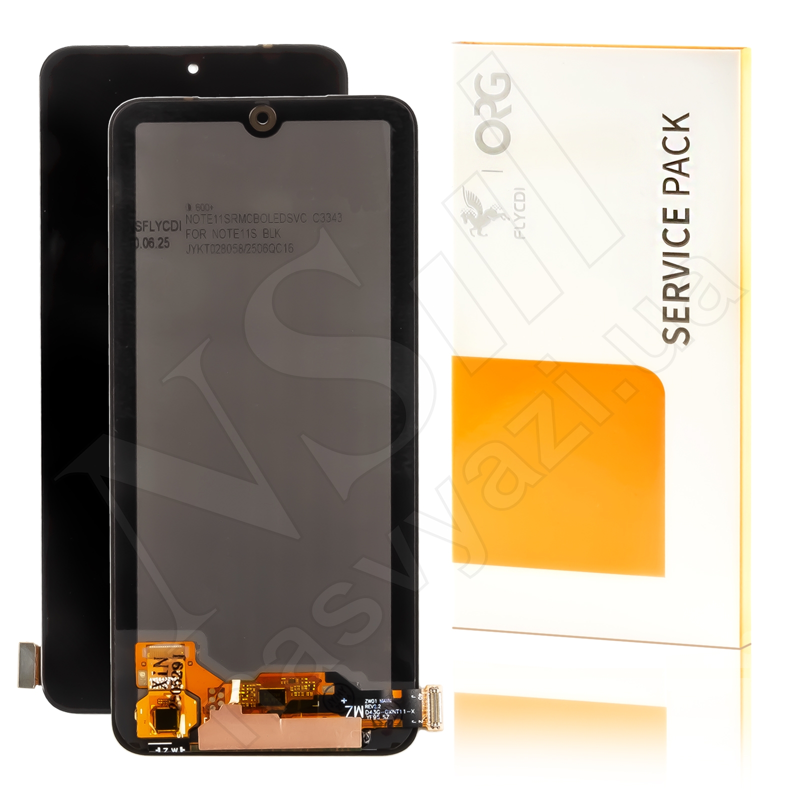 Дисплей XIAOMI Redmi Note 11/Note 11S/Note 12S/Poco M4 Pro (4G) (2022) (OLED) (HD+) FLYCDI с черным тачскрином