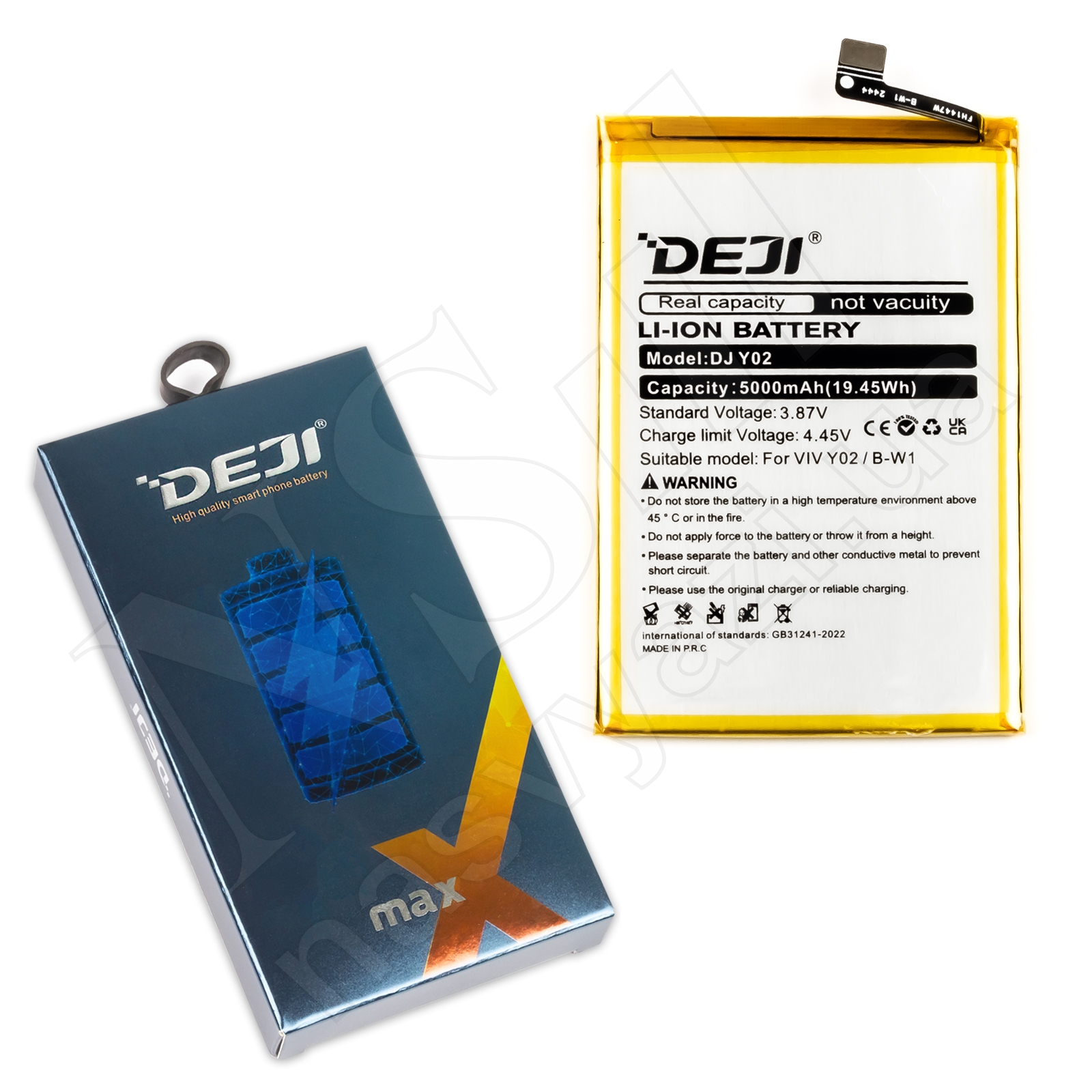 АКБ VIVO B-W1 Y02/Y02S/Y16/Y35 DEJI (5000 mAh)