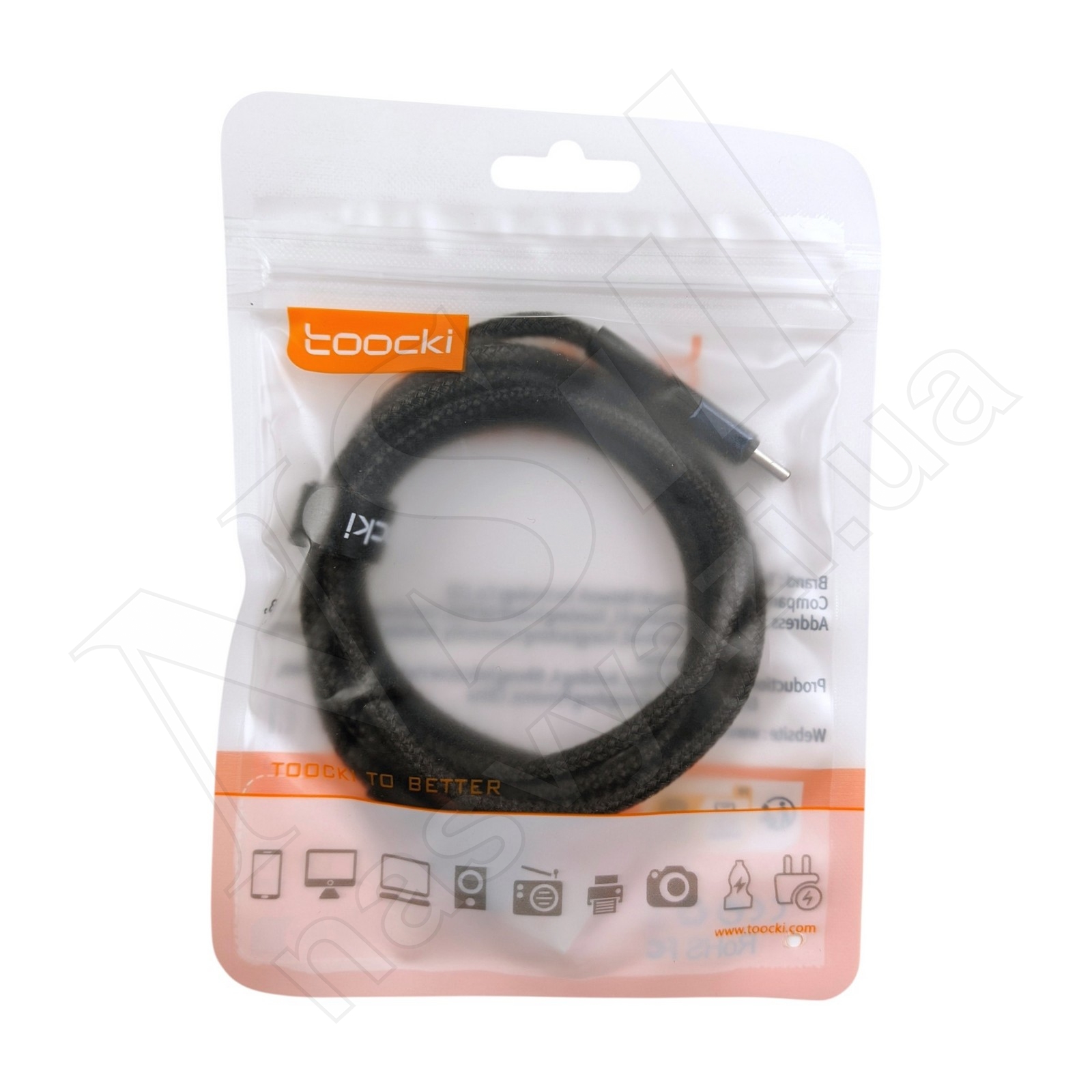 Кабель USB - Type-C TOOCKI TXCT-HY03 100W 1м синий
