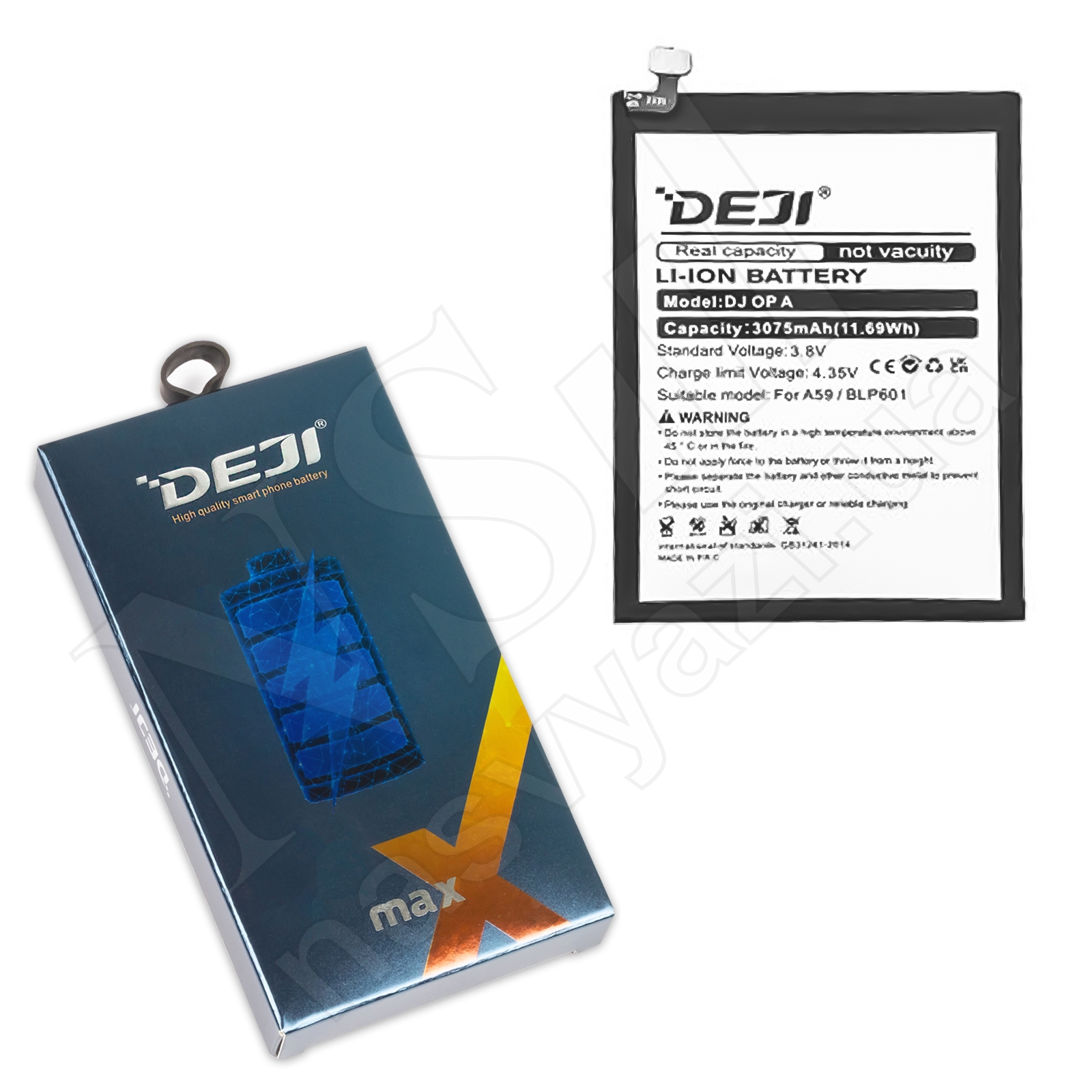 АКБ OPPO BLP601 A53 (2015)/A59/A59S/F1s DEJI (3075 mAh)