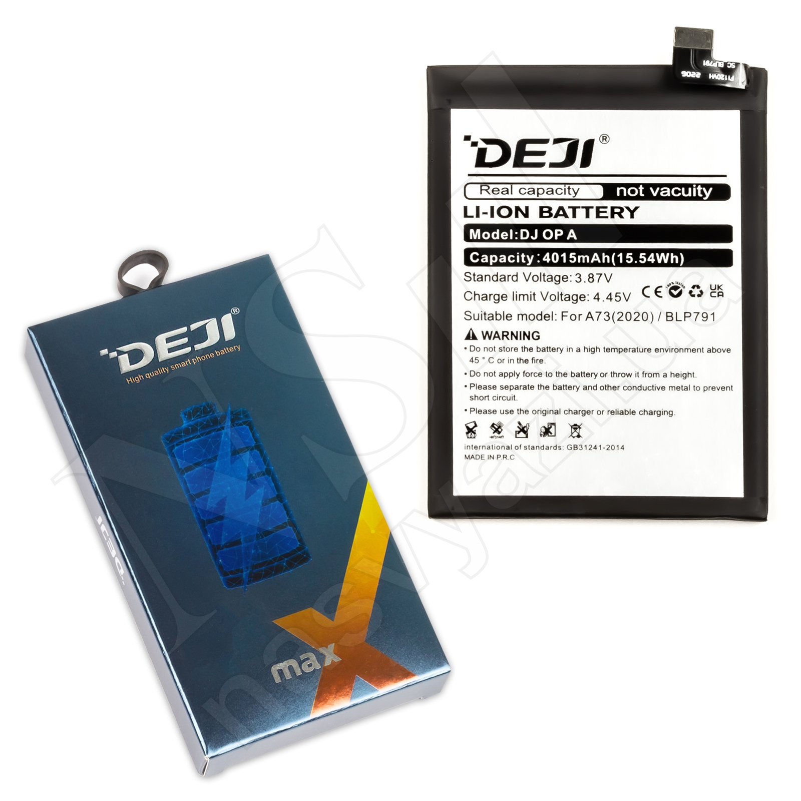 АКБ OPPO BLP791 A73 (4G)/F17/F17 Pro/ Reno 4 DEJI (3920 mAh)