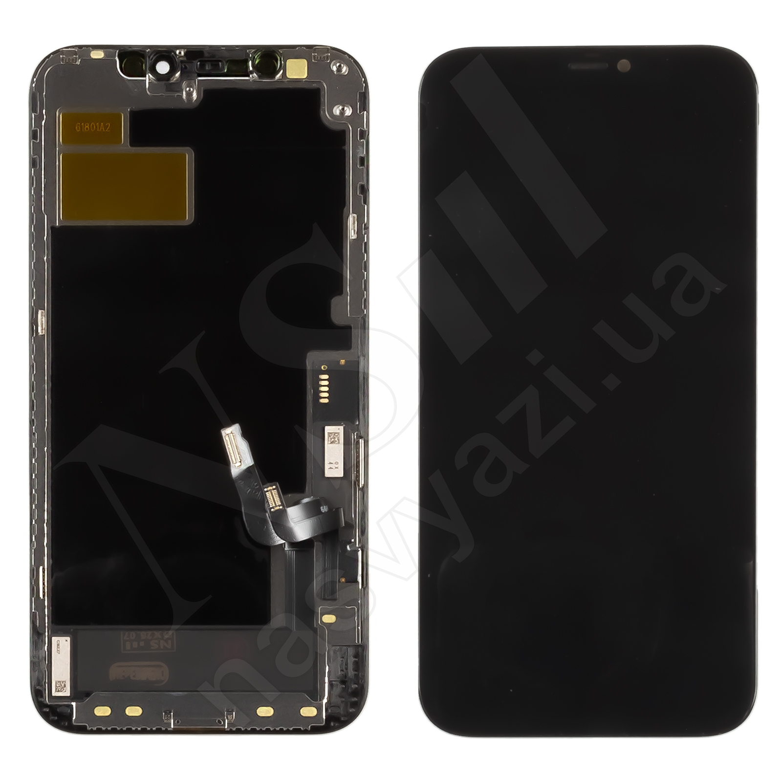 Дисплей APPLE iPhone 12/12 PRO (IPS) (IN CELL) (HD) (HL) с черным тачскрином