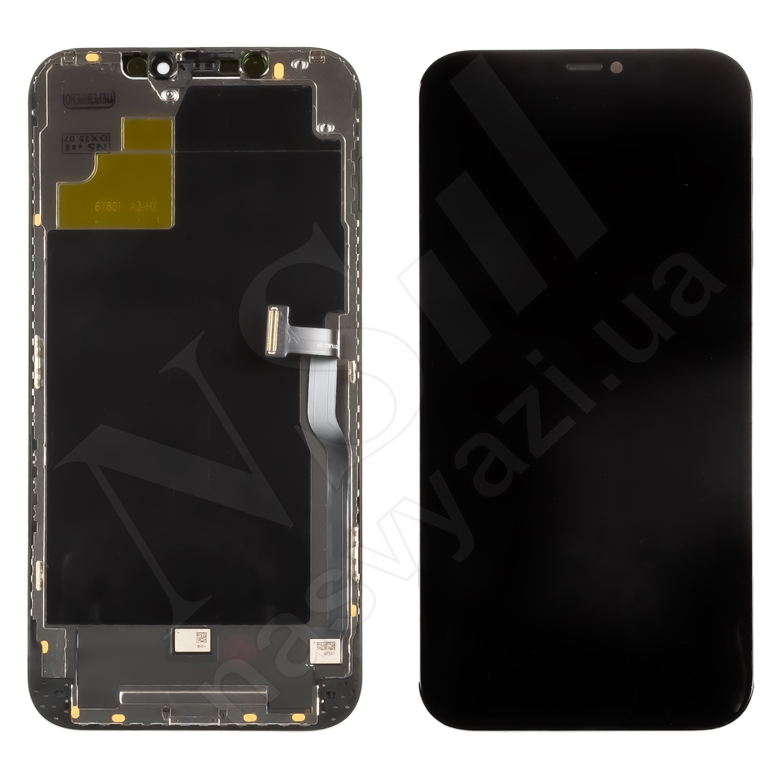 Дисплей APPLE iPhone 12 PRO Max (IPS) (IN CELL) (HD) (HL) с черным тачскрином