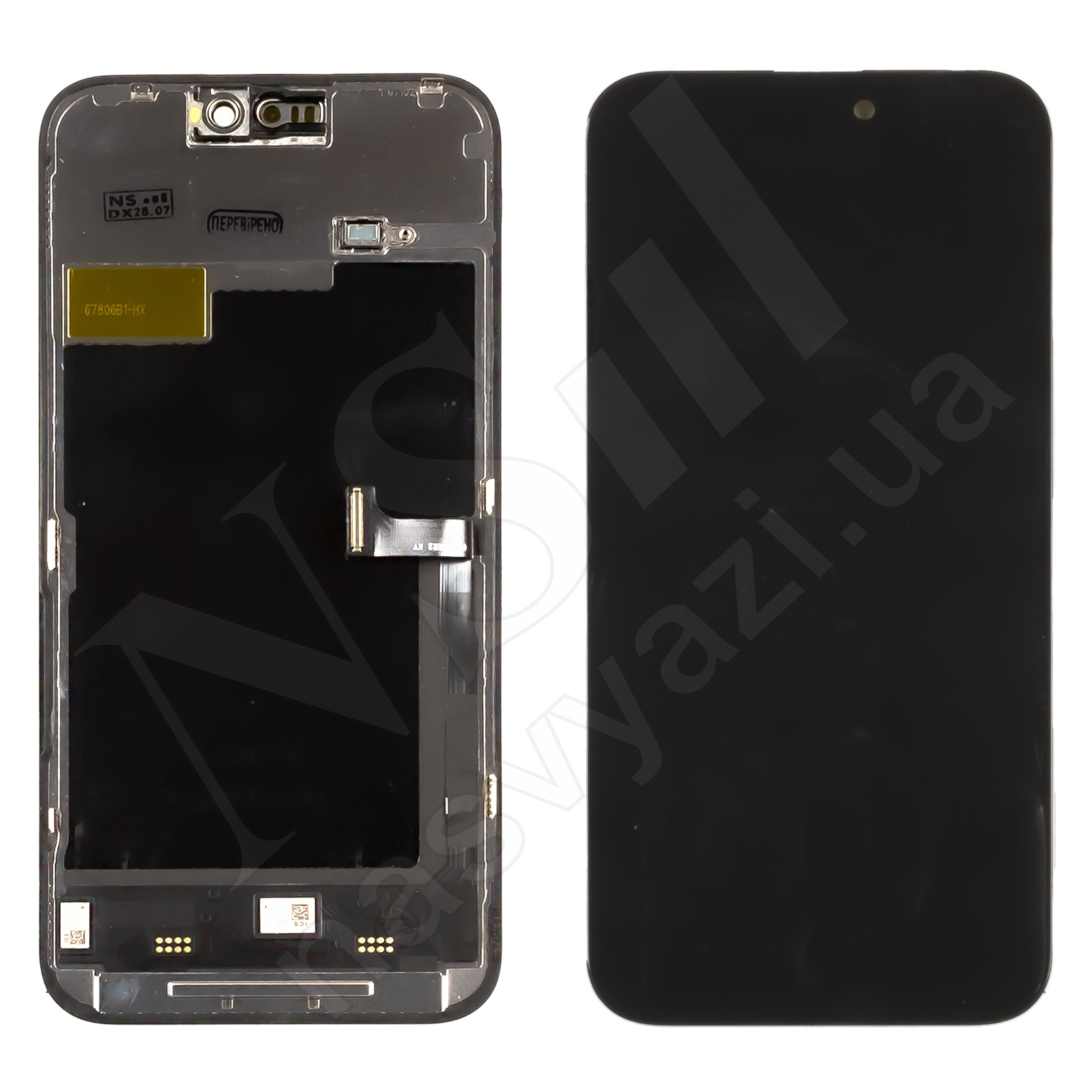 Дисплей APPLE iPhone 15 Pro Max (IPS) (IN CELL) (HD) (HL) с черным тачскрином