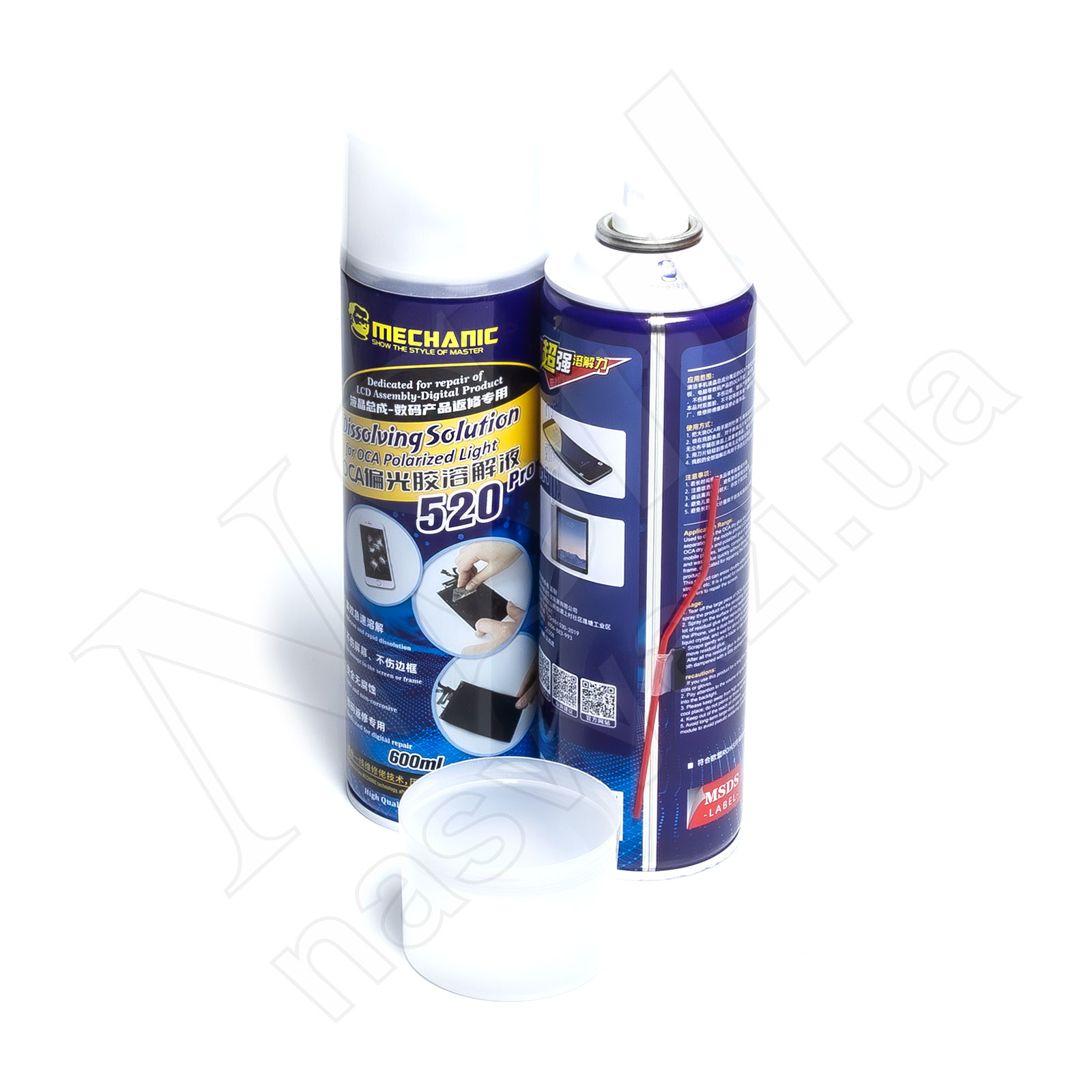 Растворитель для удаления OCA клея MECHANIC 520 Pro (600 мл)