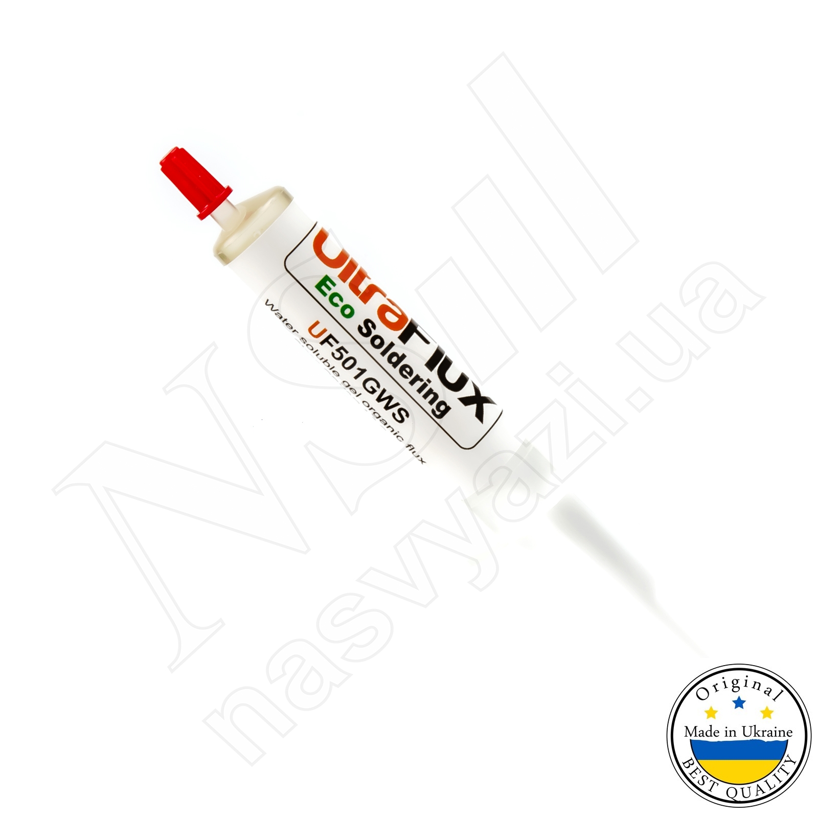 Флюс гель UF501GWS высокой активности, органический водосмывающийся (10 мл)