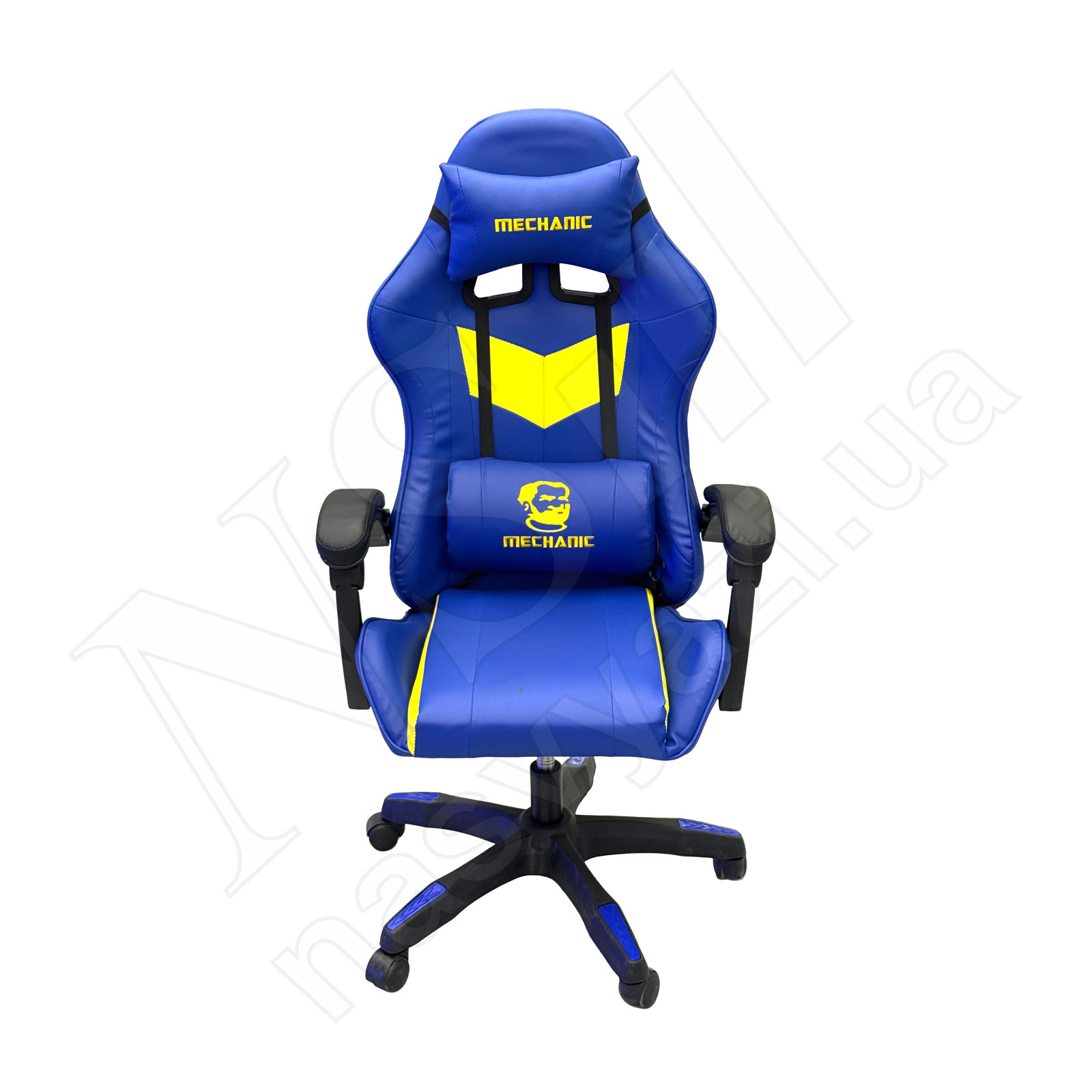 Стул рабочий MECHANIC Master Rodeo желто-синий