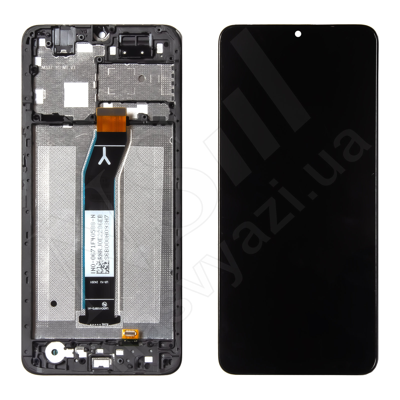 Дисплей XIAOMI Redmi A3 (2024) с черным тачскрином и рамкой