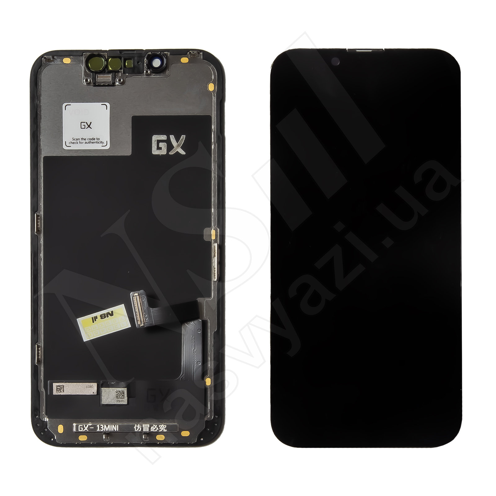 Дисплей APPLE iPhone 13 Mini (AMOLED) (GX) с черным тачскрином 